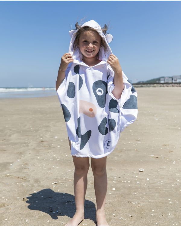 Poncho de plage enfant - Anuanua - Vache - 120x60 cm
